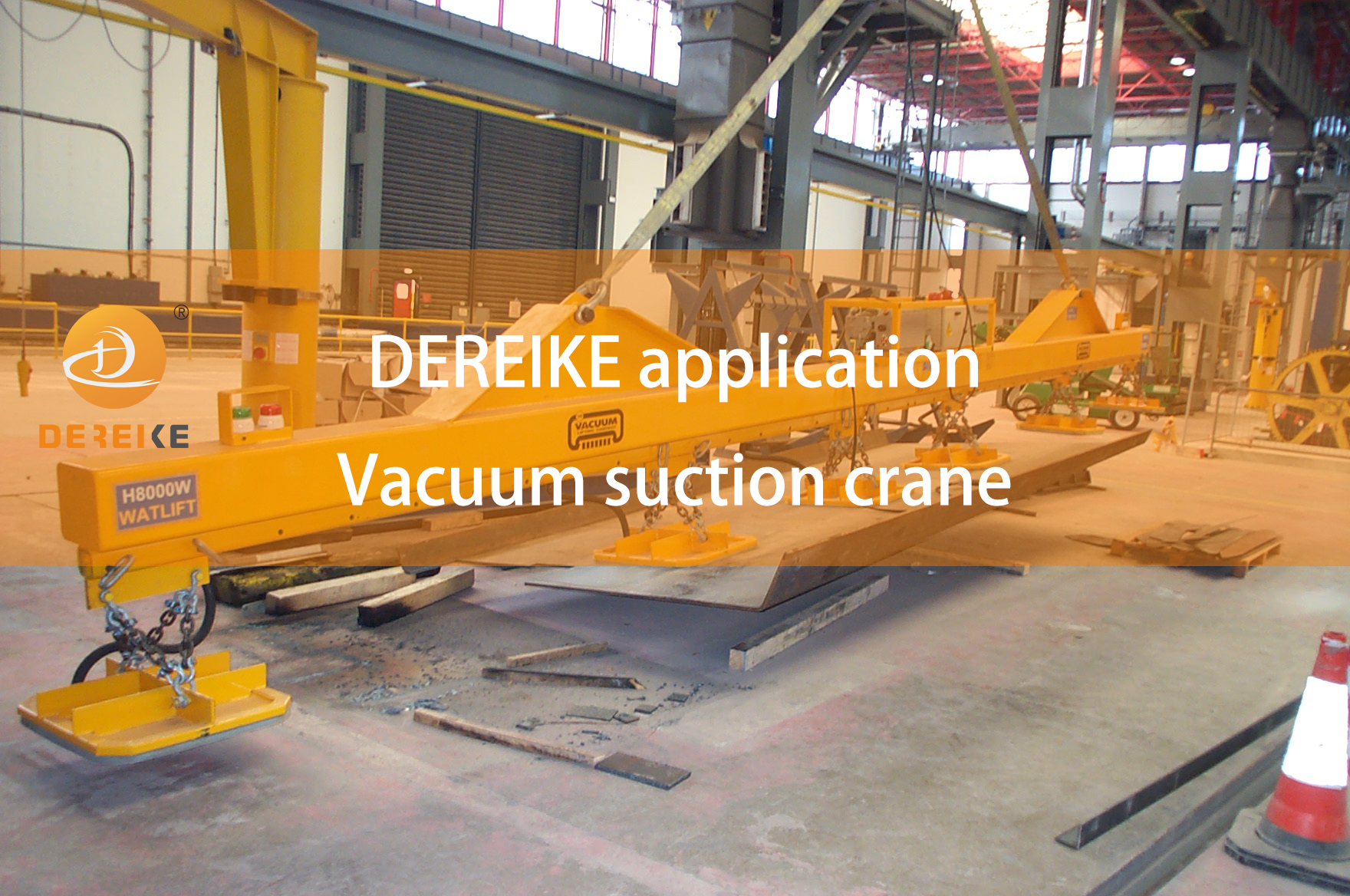 Vacuum suction crane treatment