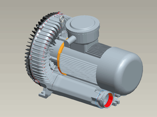 What is the difference between high-pressure centrifugal blow