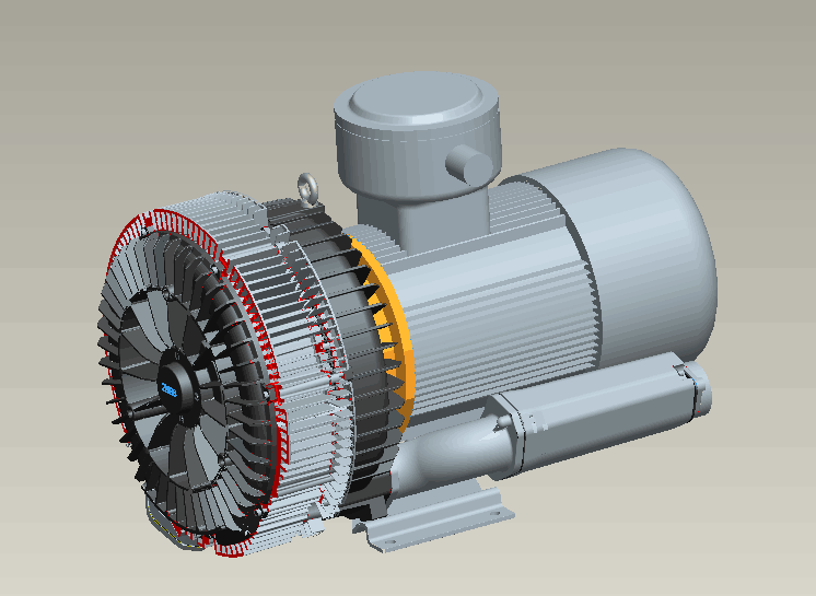 turbo blower 3d