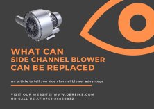 What are the blowers that can be replaced by side channel blo