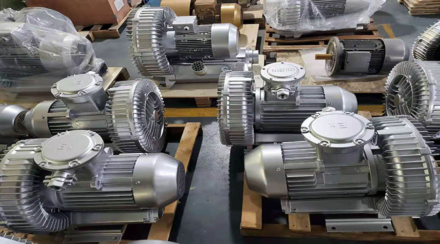 The relationship between various pressures of ring blower