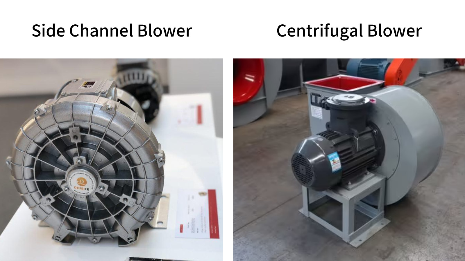 Side Channel Blowers vs Centrifugal Blowers: A Comparative Analysis