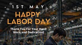 【Holiday Notice】Dereike 2026 Labor Day Holiday Notice
